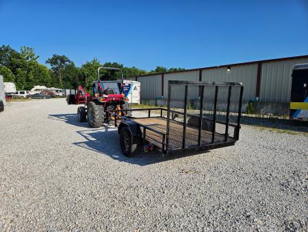New 2026 MEB 77x10 SA, straight deck with 48" gate, 3.5k axle Utility Trailer