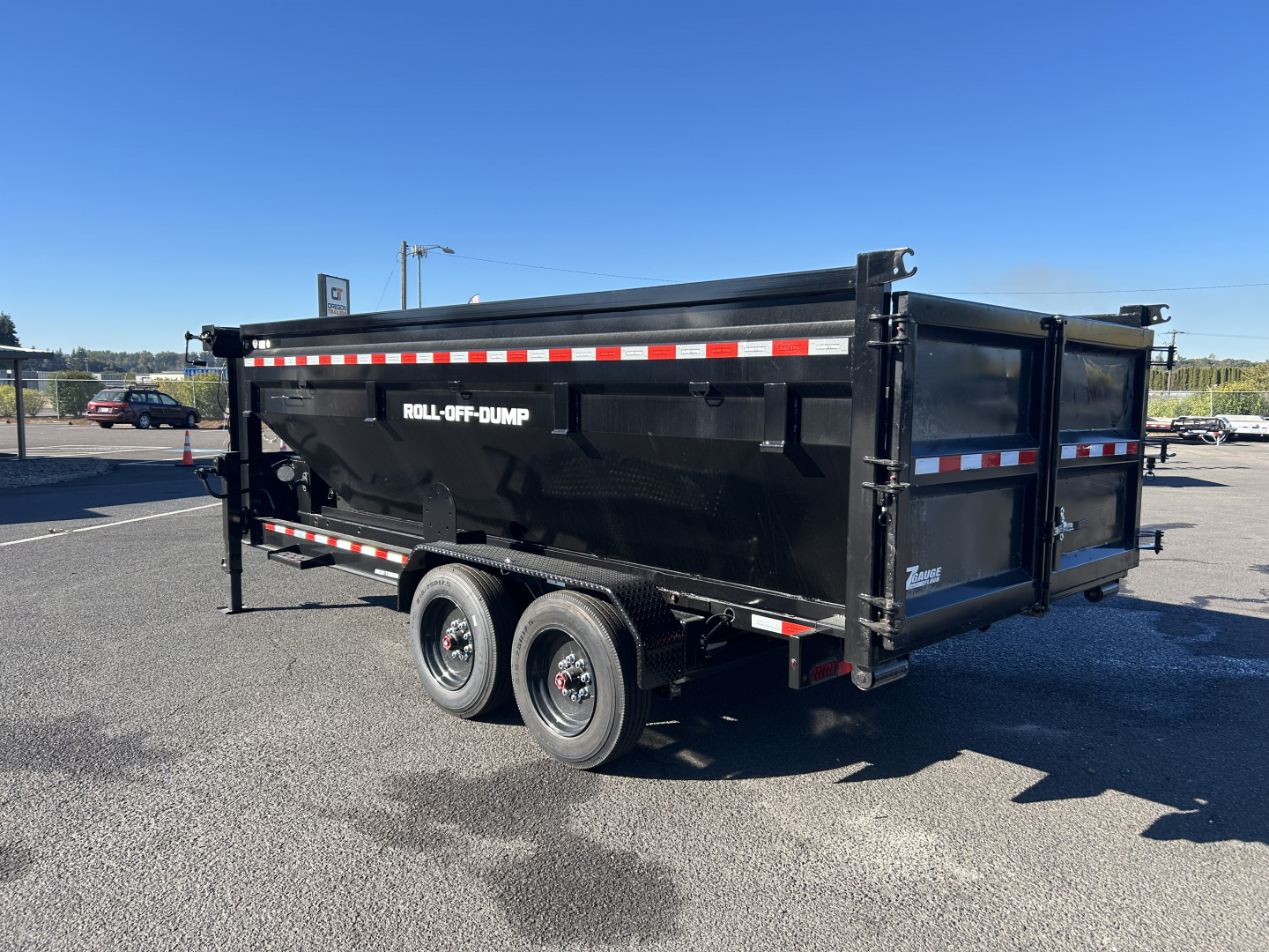 New 2026 Sure-Trac 7X16 -ROLLOFF DUMP CARRIER--GOOSE NECK- 17.6K GVWR