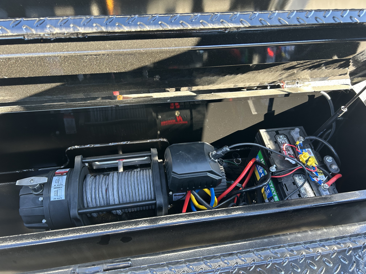 New 2026 Sure-Trac 7X16 -ROLLOFF DUMP CARRIER--GOOSE NECK- 17.6K GVWR