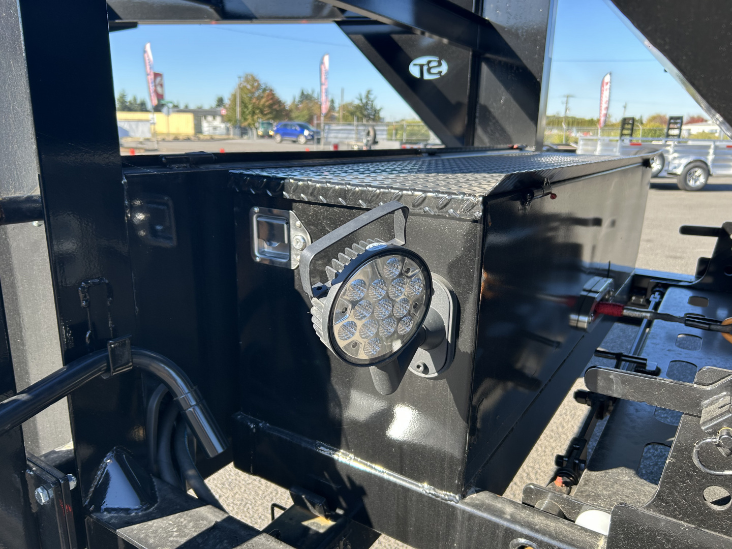 New 2026 Sure-Trac 7X16 -ROLLOFF DUMP CARRIER--GOOSE NECK- 17.6K GVWR