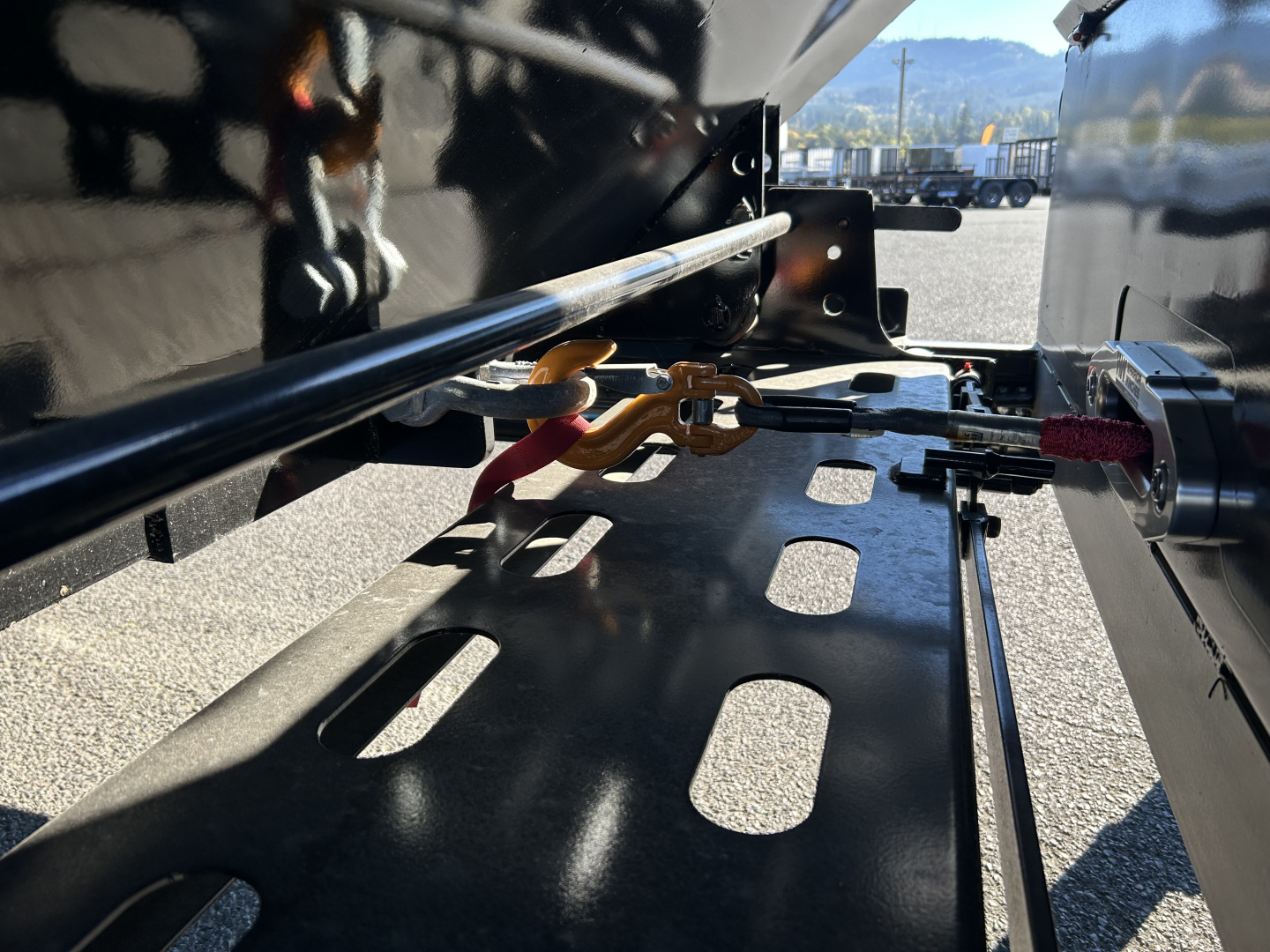 New 2026 Sure-Trac 7X16 -ROLLOFF DUMP CARRIER--GOOSE NECK- 17.6K GVWR