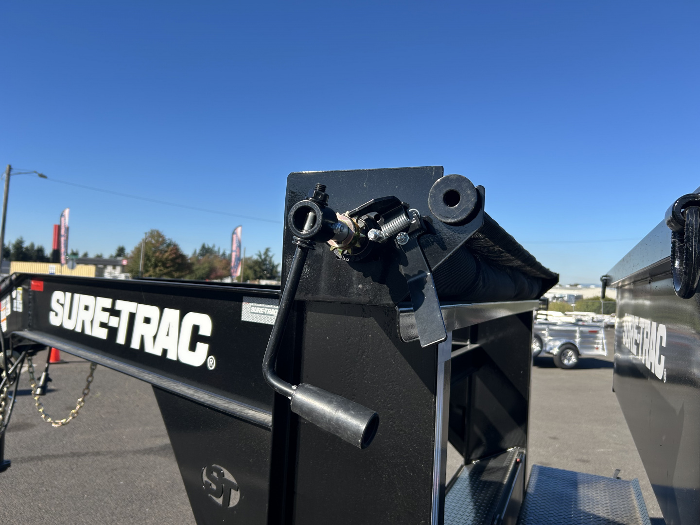 New 2026 Sure-Trac 7X16 -ROLLOFF DUMP CARRIER--GOOSE NECK- 17.6K GVWR