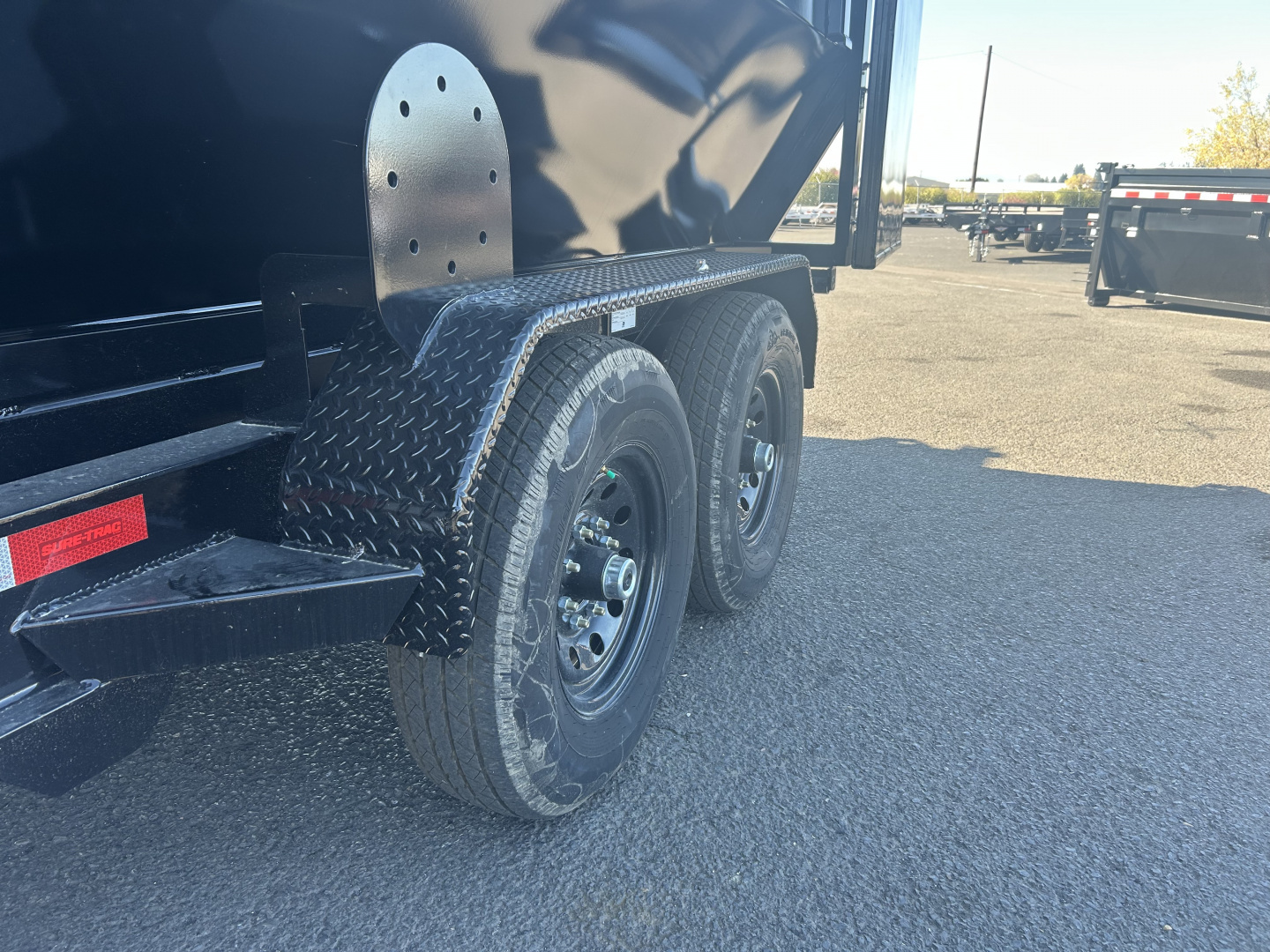 New 2025 Sure-Trac 7X16 -ROLLOFF DUMP CARRIER- BUMPER PULL- 15.4K GVWR