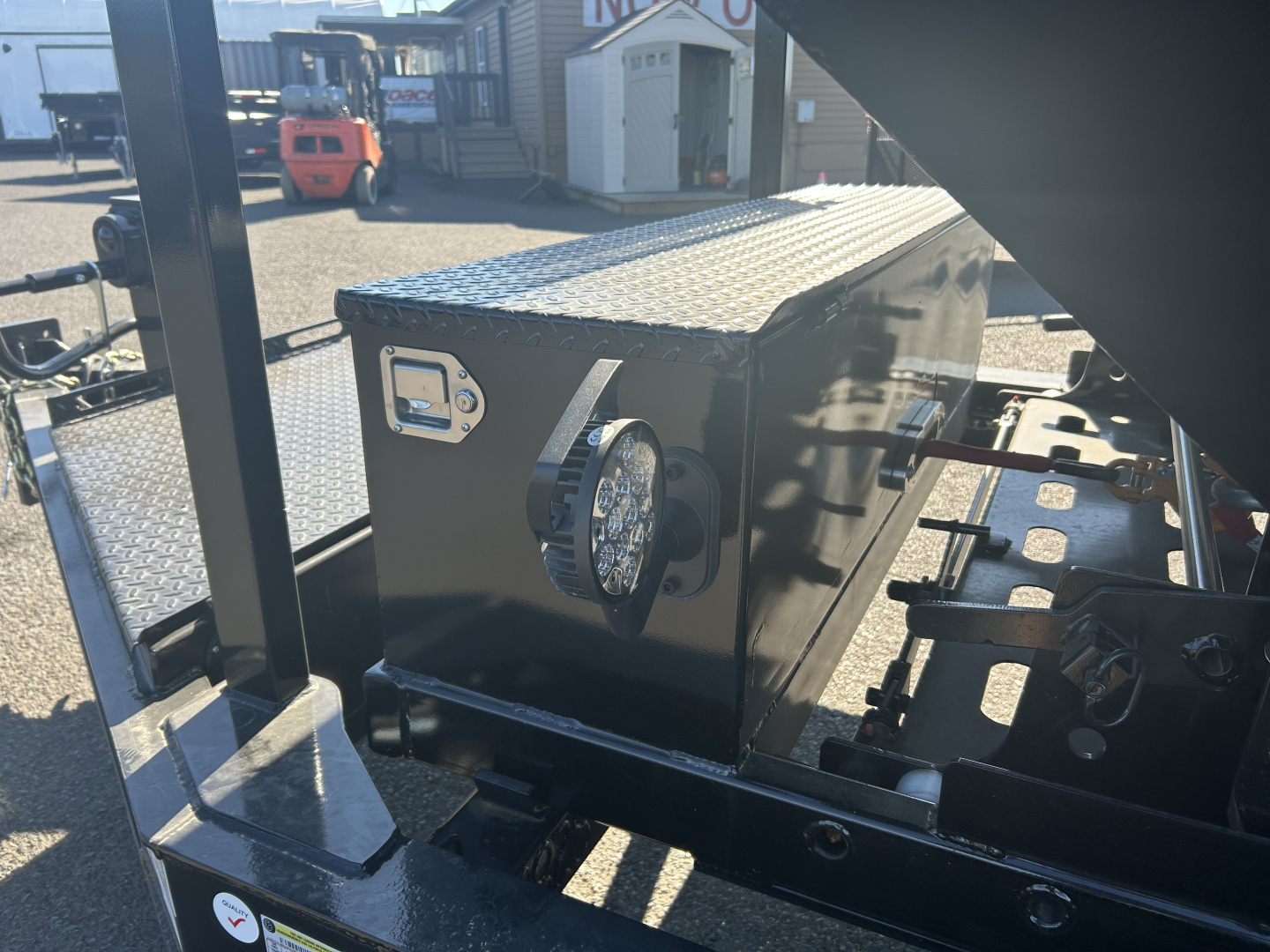 New 2025 Sure-Trac 7X16 -ROLLOFF DUMP CARRIER- BUMPER PULL- 15.4K GVWR