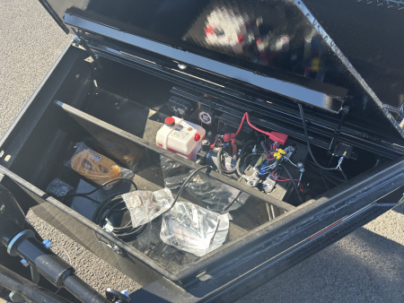 New 2025 Sure-Trac 7X16 -ROLLOFF DUMP CARRIER- BUMPER PULL- 15.4K GVWR