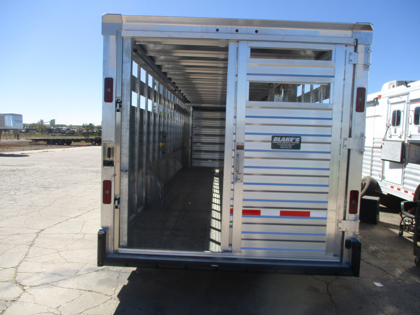 New 2026 EBY Trailers Ruffneck Stock / Stock Combo Trailer 8 X 32