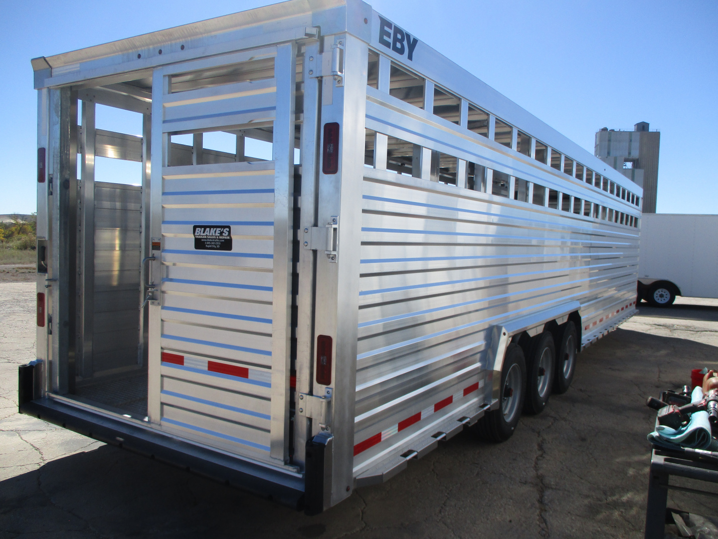 New 2026 EBY Trailers Ruffneck Stock / Stock Combo Trailer 8 X 32