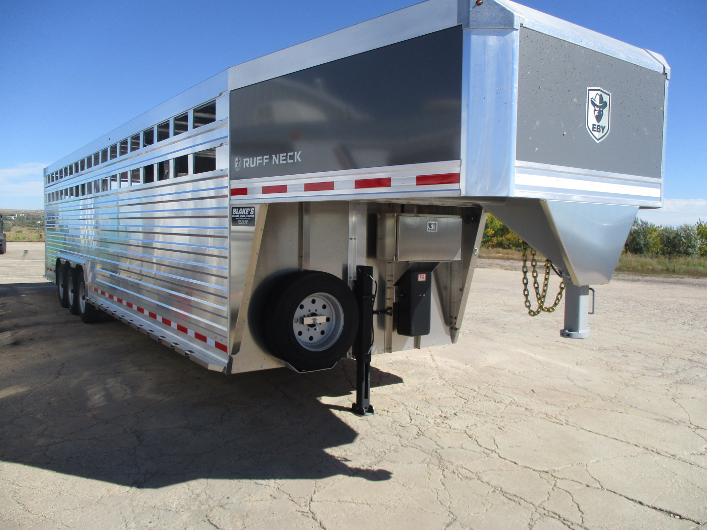 New 2026 EBY Trailers Ruffneck Stock / Stock Combo Trailer 8 X 32