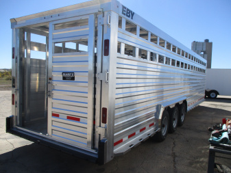 New 2026 EBY Trailers Ruffneck Stock / Stock Combo Trailer 8 X 32