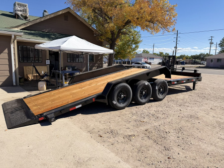 New 2026 Load Trail 7-HD24 Tilt Deck Equipment Hauler Triple Axle 21K GVWR