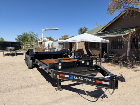 New 2026 Load Trail 7-HD24 Tilt Deck Equipment Hauler Triple Axle 21K GVWR
