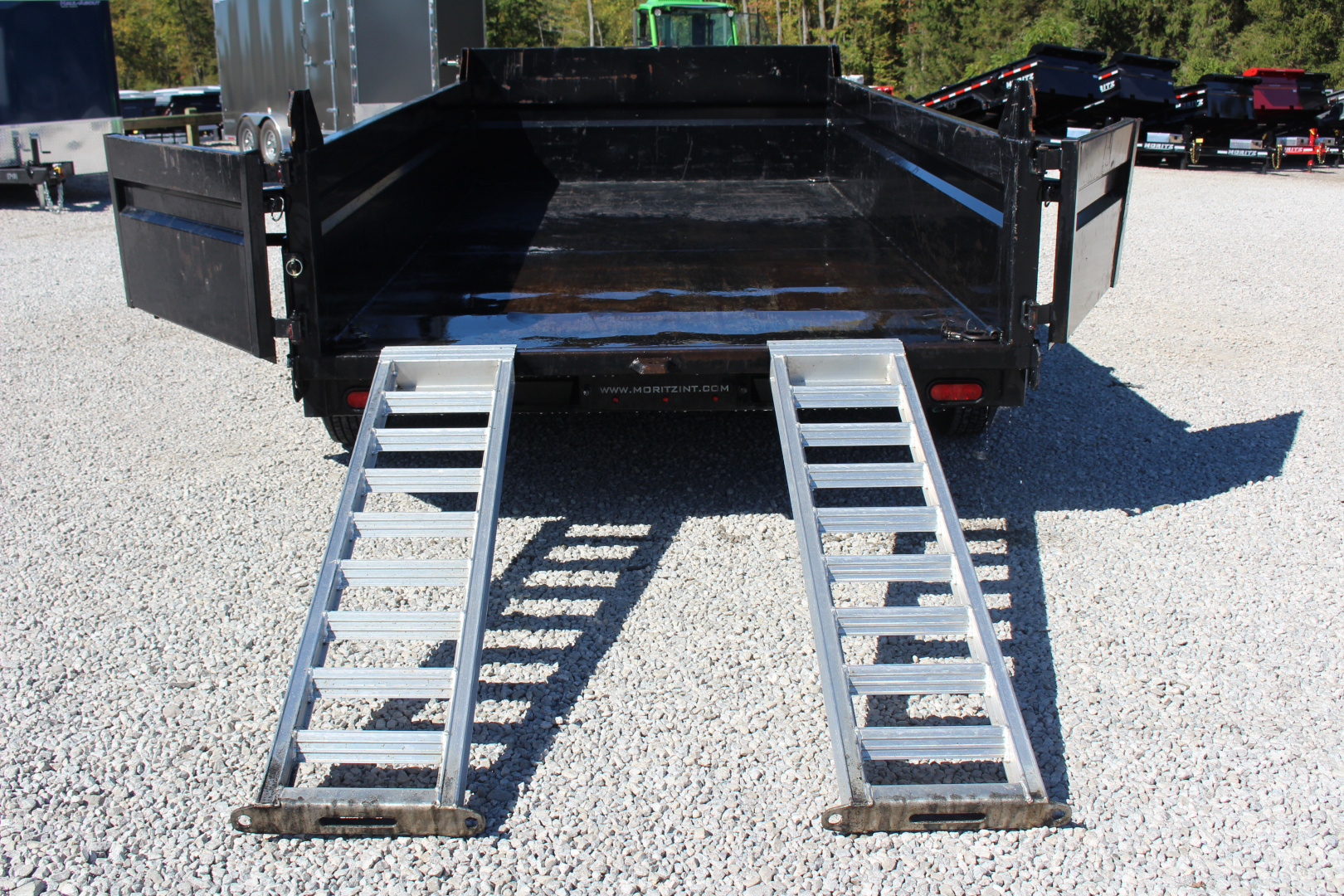 Used 2022 Moritz 6' 10" x 14' Heavy Commercial DLH Series Dump Trailer - 16000# GVW