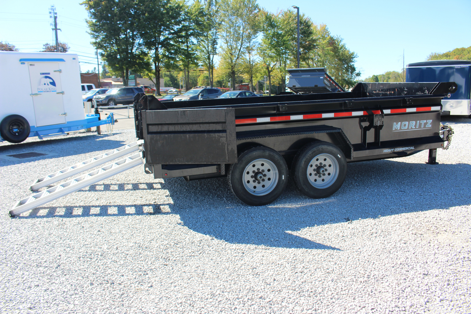 Used 2022 Moritz 6' 10" x 14' Heavy Commercial DLH Series Dump Trailer - 16000# GVW