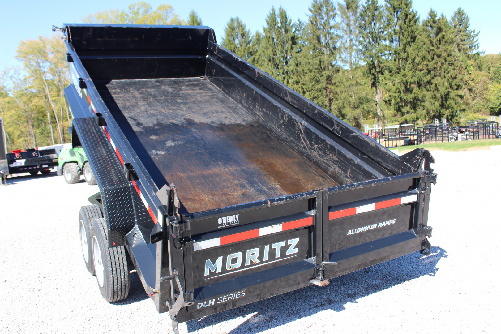 Used 2022 Moritz 6' 10" x 14' Heavy Commercial DLH Series Dump Trailer - 16000# GVW