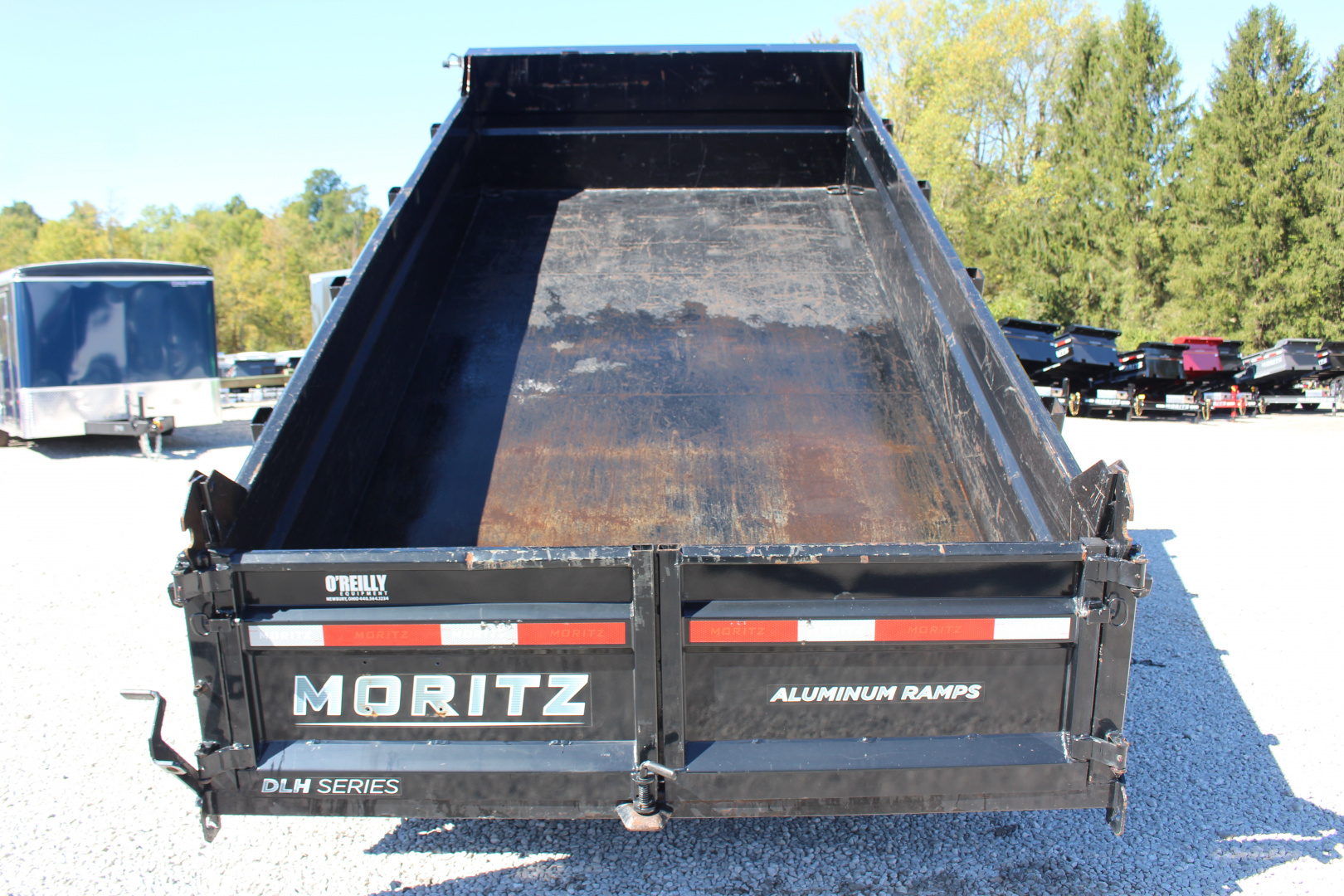 Used 2022 Moritz 6' 10" x 14' Heavy Commercial DLH Series Dump Trailer - 16000# GVW