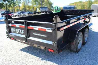 Used 2022 Moritz 6' 10" x 14' Heavy Commercial DLH Series Dump Trailer - 16000# GVW