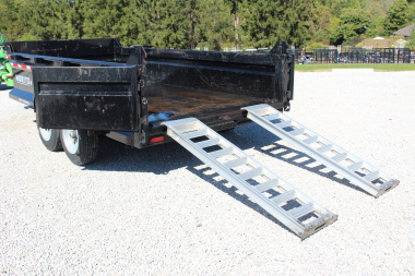 Used 2022 Moritz 6' 10" x 14' Heavy Commercial DLH Series Dump Trailer - 16000# GVW