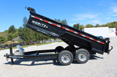 Used 2022 Moritz 6' 10" x 14' Heavy Commercial DLH Series Dump Trailer - 16000# GVW