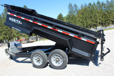 Used 2022 Moritz 6' 10" x 14' Heavy Commercial DLH Series Dump Trailer - 16000# GVW