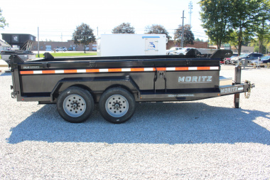 Used 2022 Moritz 6' 10" x 14' Heavy Commercial DLH Series Dump Trailer - 16000# GVW