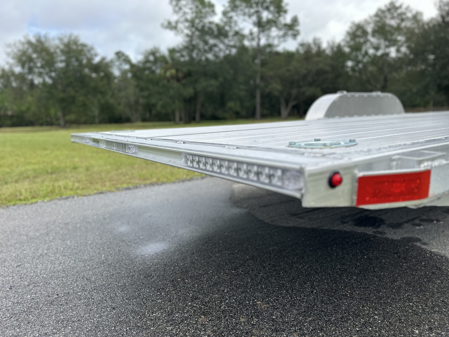 New 2025 H&H Trailers 14K 82X24 Aluminum Electric Low Profile Speedloader Car Hauler