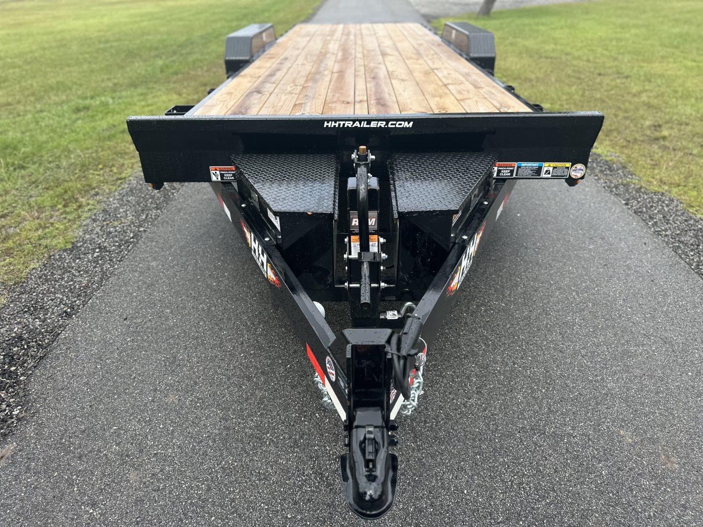 New 2026 H&H Trailers 14K 82X24 Electric Tilt Speedloader Car Hauler