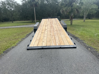 New 2026 H&H Trailers 14K 82X24 Electric Tilt Speedloader Car Hauler