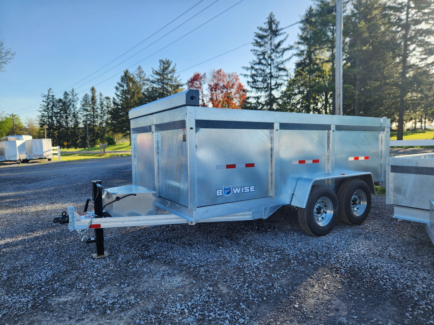 New 2026 BWISE DT14 81.5x14 14K Tandem Axle Dump Trailer