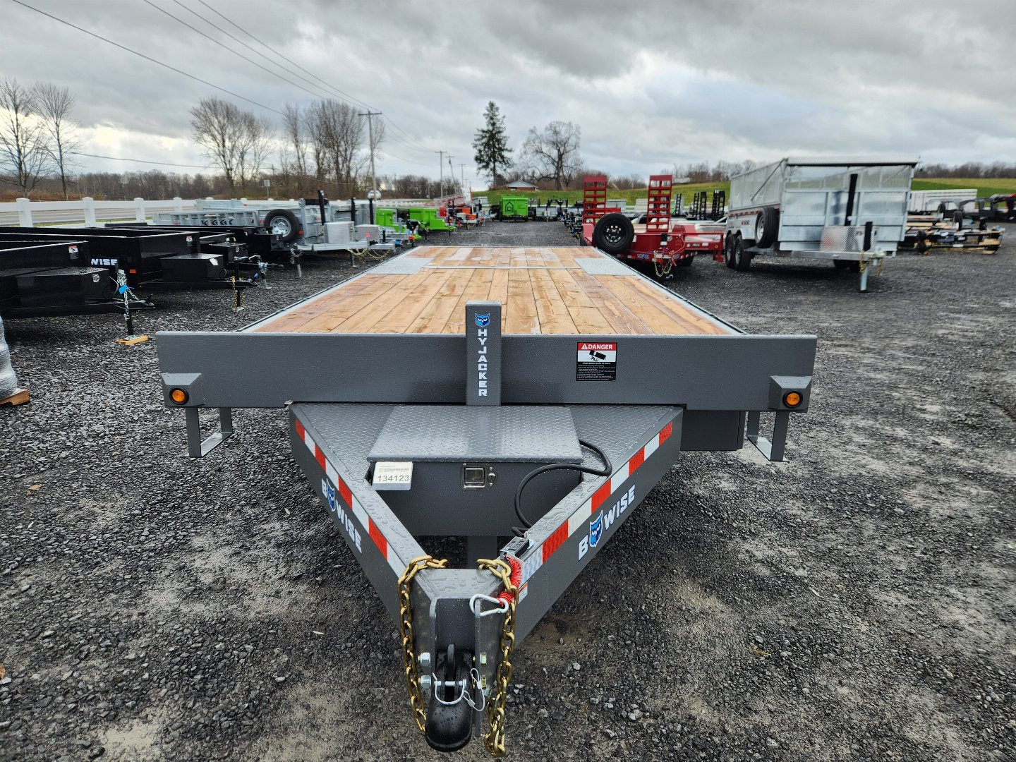 New 2026 BWISE THD17 102x24 17.6K Deckover Equipment Trailer