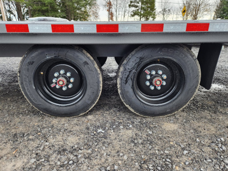 New 2026 BWISE THD17 102x24 17.6K Deckover Equipment Trailer