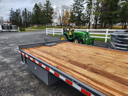 New 2026 BWISE THD17 102x24 17.6K Deckover Equipment Trailer