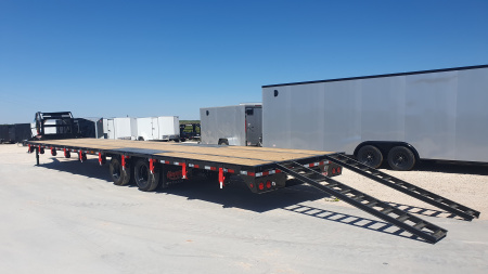 New 2026 PJ 102"x40' GN Low-Pro Flatbed w/ Duals - LD