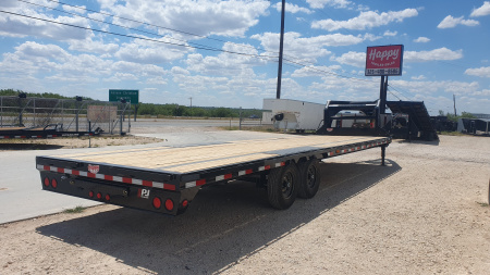 New 2026 PJ 102"x30' GN Low-Pro Flatbed w/ Singles - LS