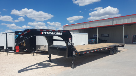New 2026 PJ 102 x30' GN Low-Pro Flatbed w/ Singles - LS