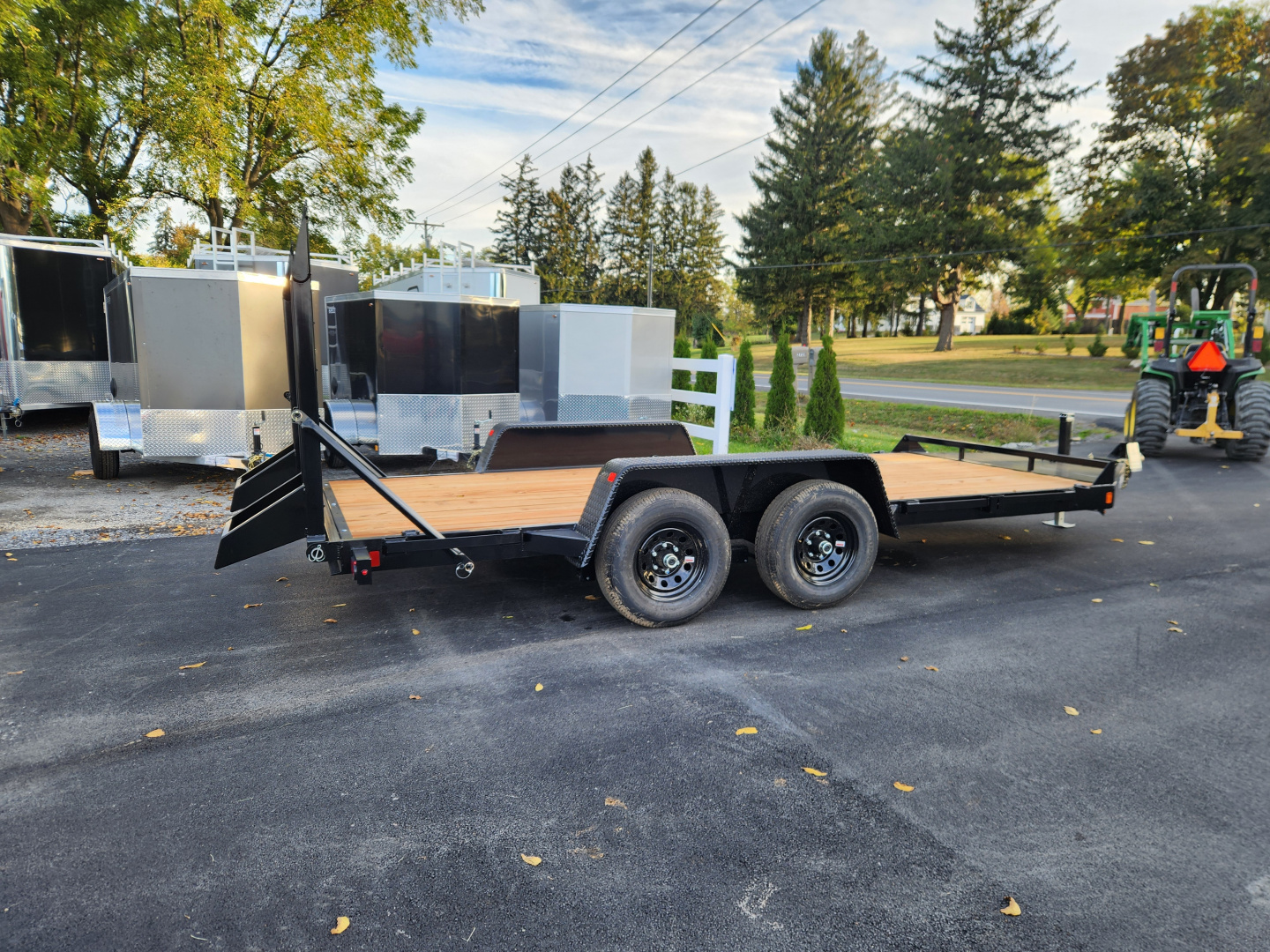 New 2026 BWISE EH10 82x16 10K Tandem Axle Equipment Trailer