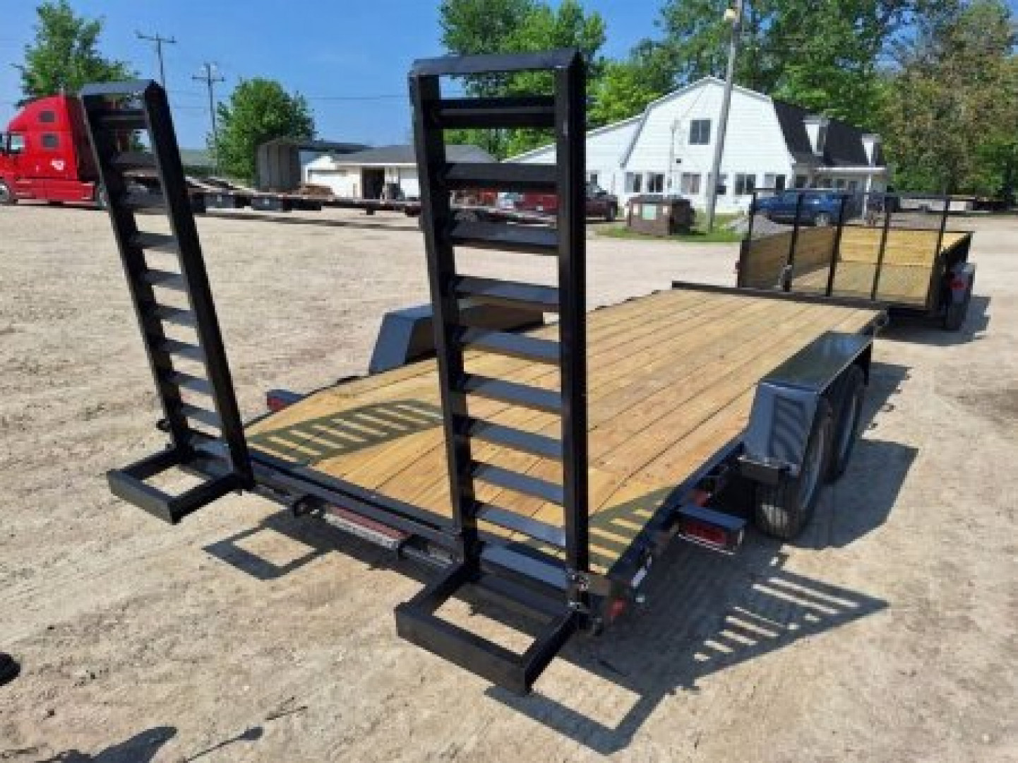 New 2026 AMO 2026 AMO 82"X18' SKID 10K Equipment Trailer Equipment Trailer