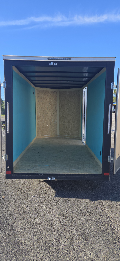 Used REPO 2024 Covered Wagon Trailers 6x12 Enclosed Trailer