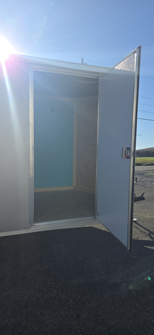 Used REPO 2024 Covered Wagon Trailers 6x12 Enclosed Trailer