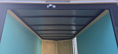 Used REPO 2024 Covered Wagon Trailers 6x12 Enclosed Trailer