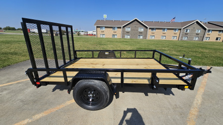 New 2026 H&H Trailers 76x10 Rail Side Utility Trailer