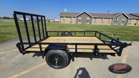 New 2026 H&H Trailers 76x10 Rail Side Utility Trailer