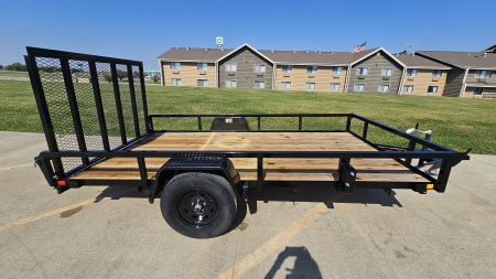 New 2026 H&H Trailers 76x12 Rail Side Utility Trailer