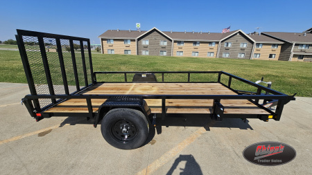 New 2026 H&H Trailers 76x12 Rail Side Utility Trailer