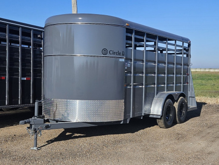 New 2026 Circle D 6' x 16' Stock Trailer