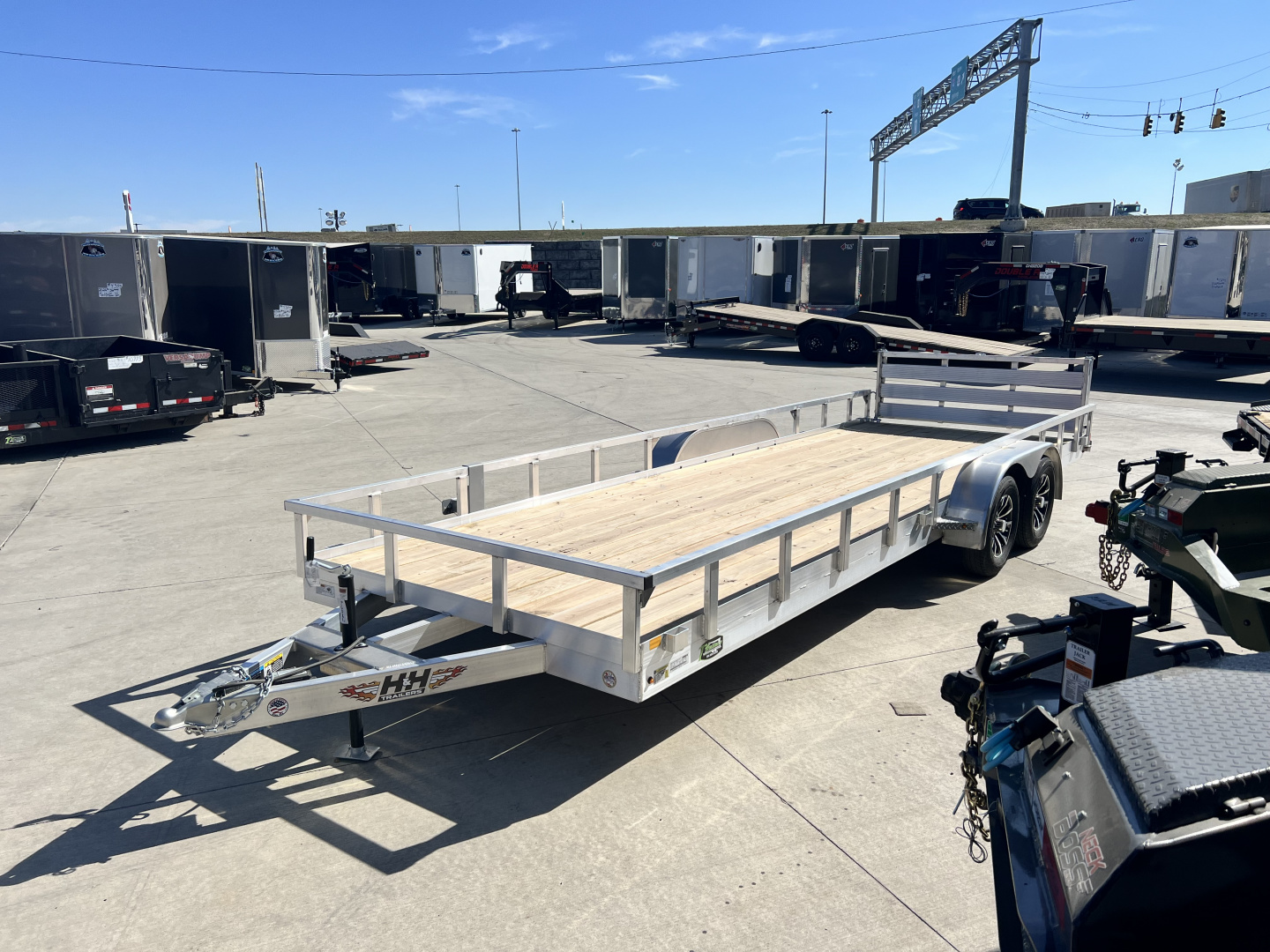 New 2026 H&H Trailers H8222TRSA-070 Flatbed Trailer