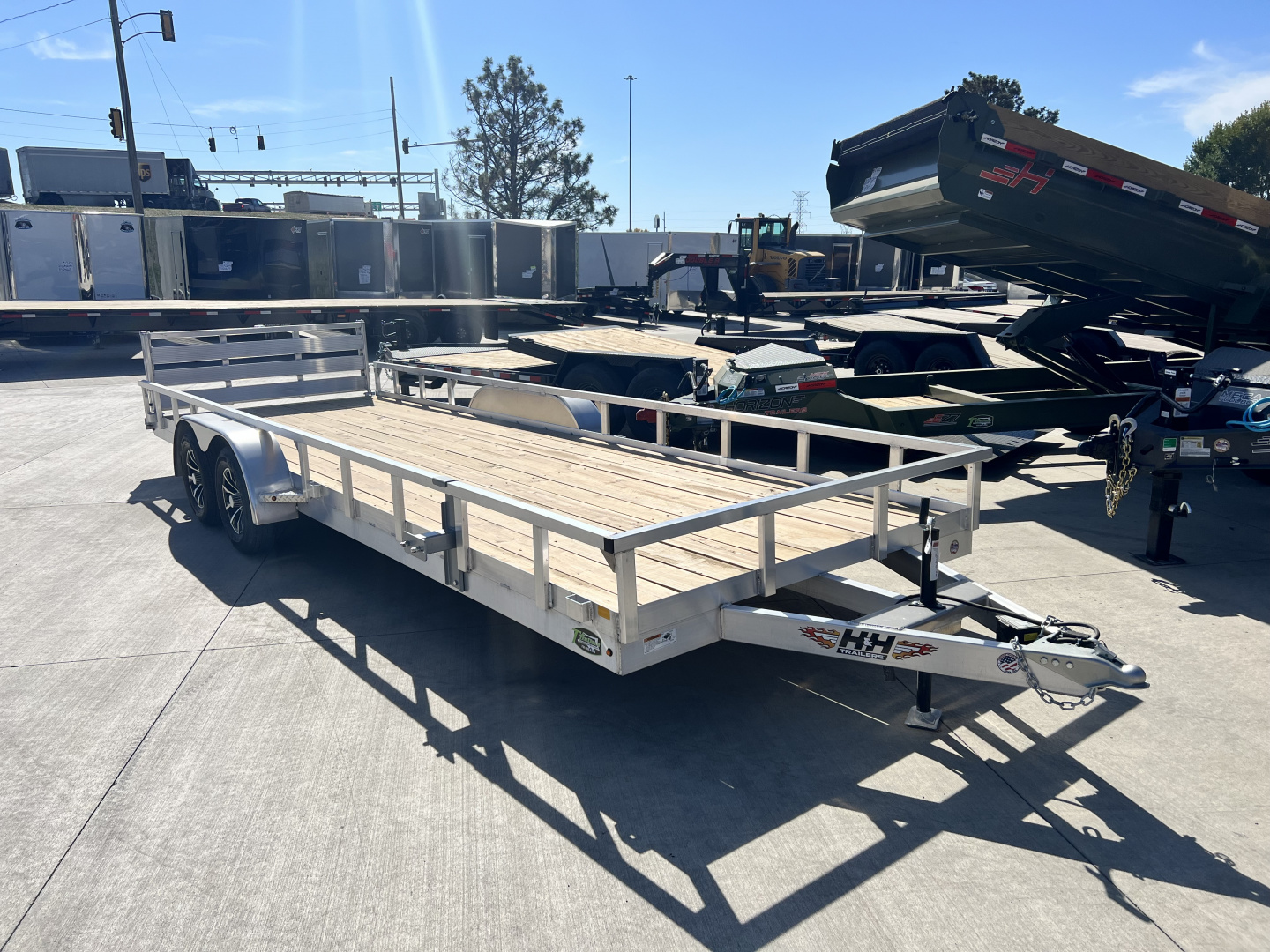 New 2026 H&H Trailers H8222TRSA-070 Flatbed Trailer