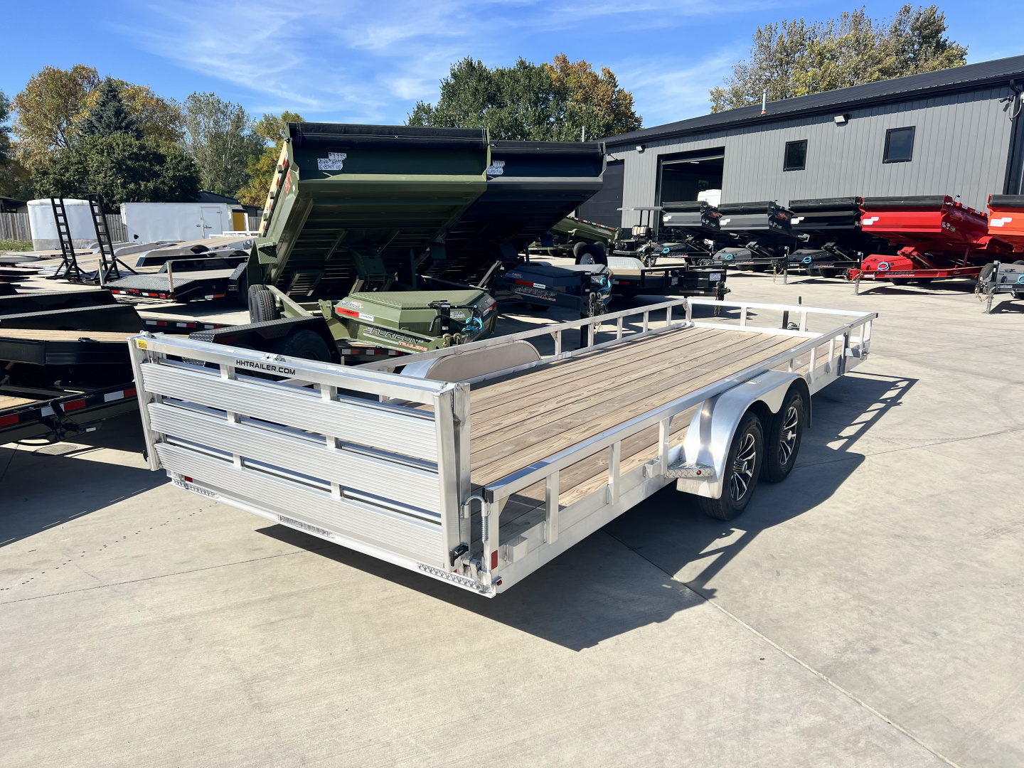 New 2026 H&H Trailers H8222TRSA-070 Flatbed Trailer