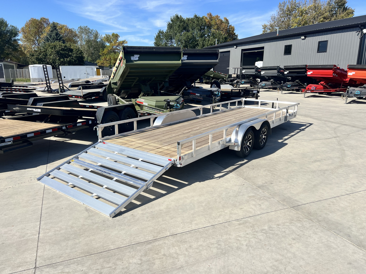 New 2026 H&H Trailers H8222TRSA-070 Flatbed Trailer