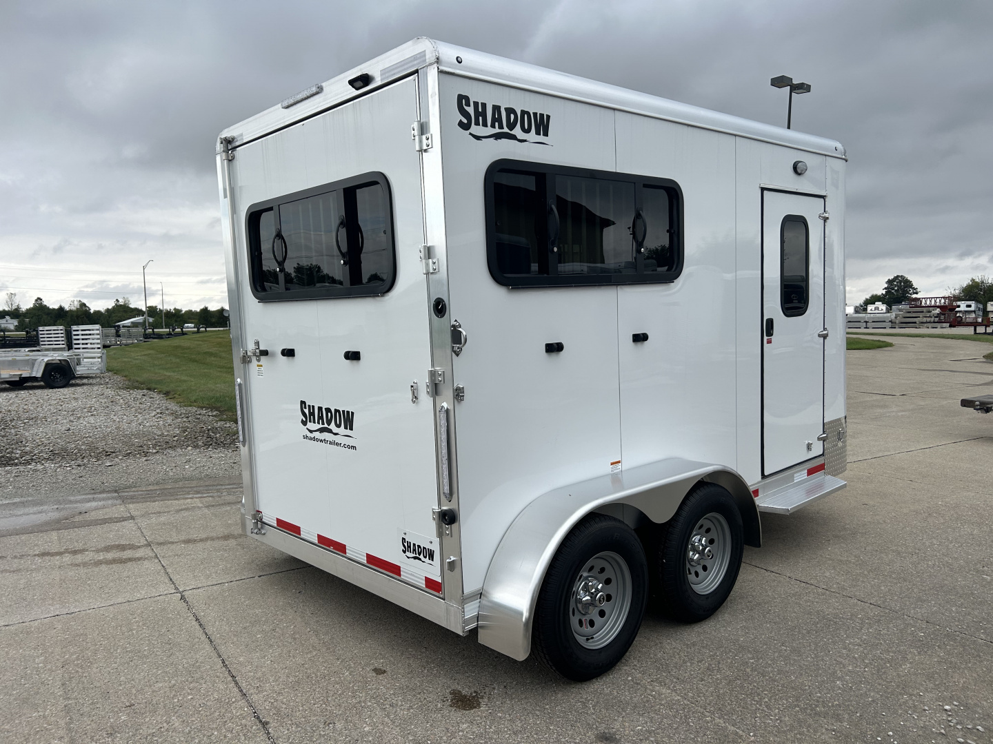 New 2026 Shadow 2 Horse Slant Load BP Horse Trailer