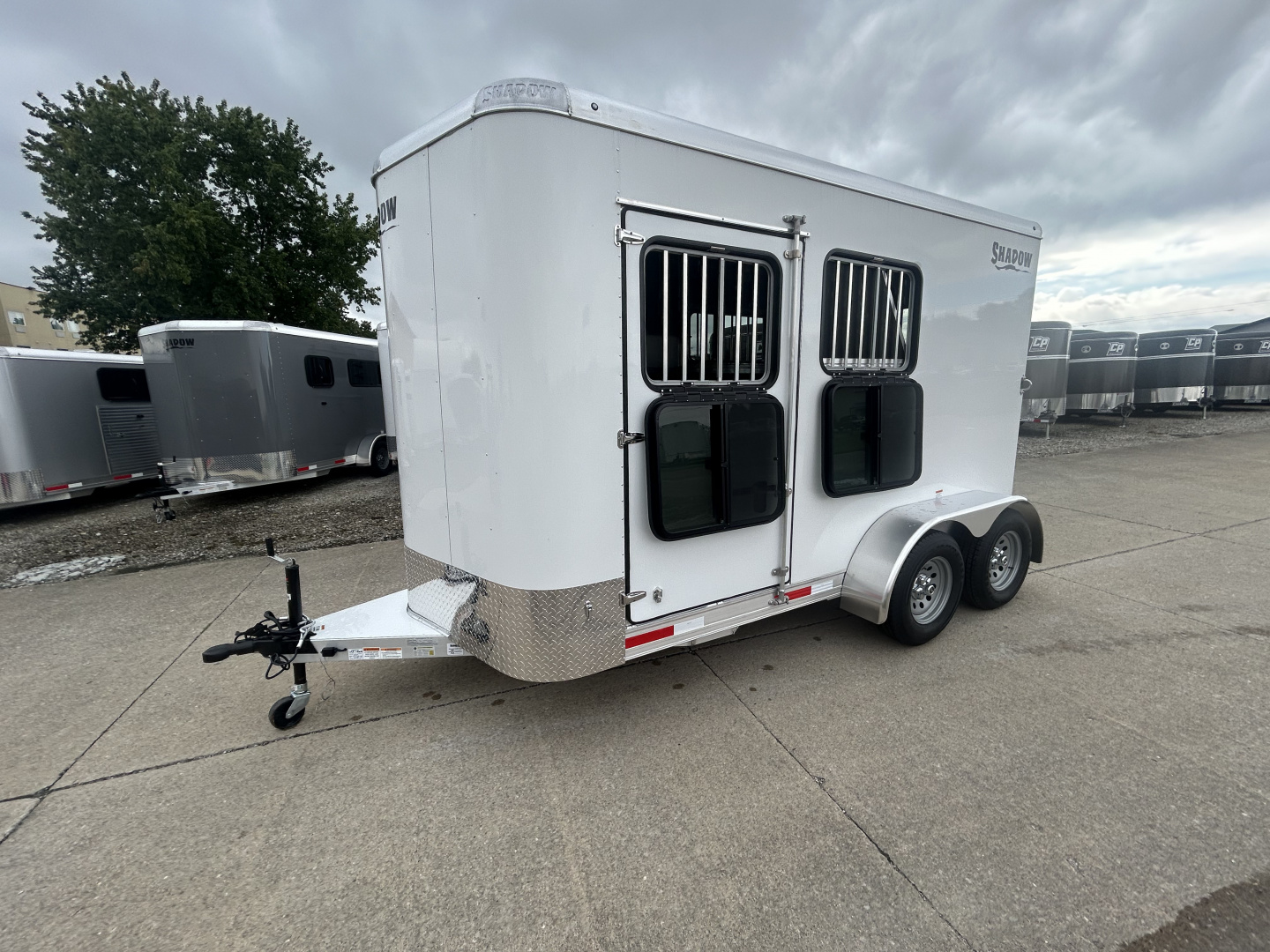New 2026 Shadow 2 Horse Slant Load BP Horse Trailer
